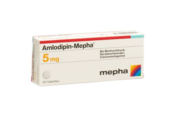 Amlodipin-Mepha cpr 5 mg 30 pce