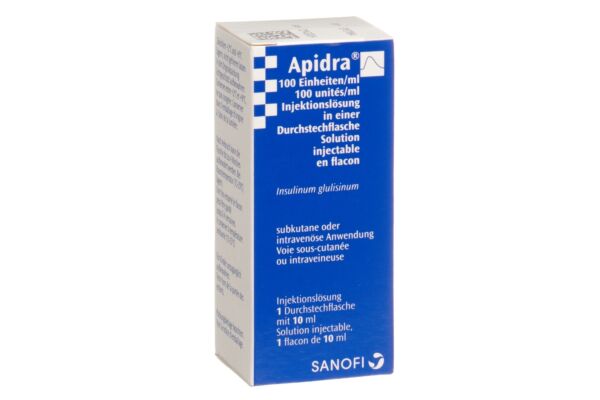 Apidra sol inj flac 10 ml