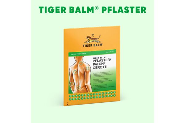 Tiger Balm médicinal empl 10x14cm 3 pce