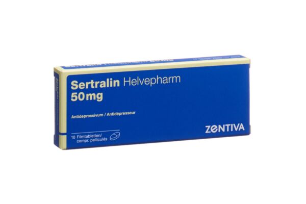 Sertraline Helvepharm cpr pell 50 mg 10 pce