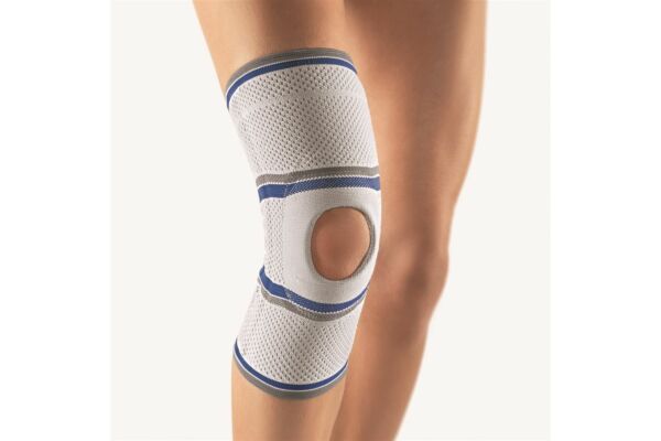 Bort Kniebandage mit Patella-Aussparung 3+ silber