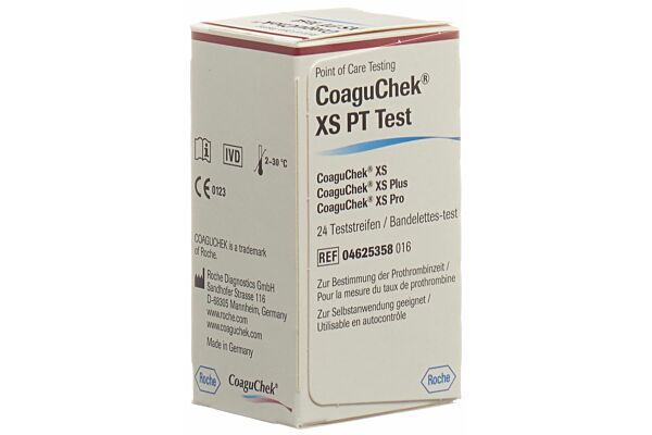 Coaguchek XS PT Teststreifen 24 Stk