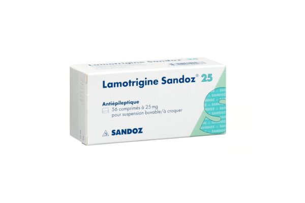 Lamotrigin Sandoz Disp Tabl 25 mg 56 Stk