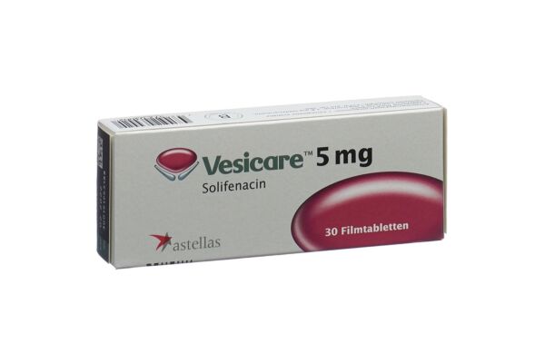 Vesicare cpr pell 5 mg 30 pce