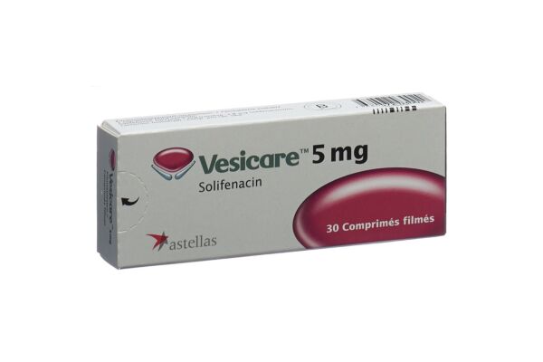 Vesicare cpr pell 5 mg 30 pce