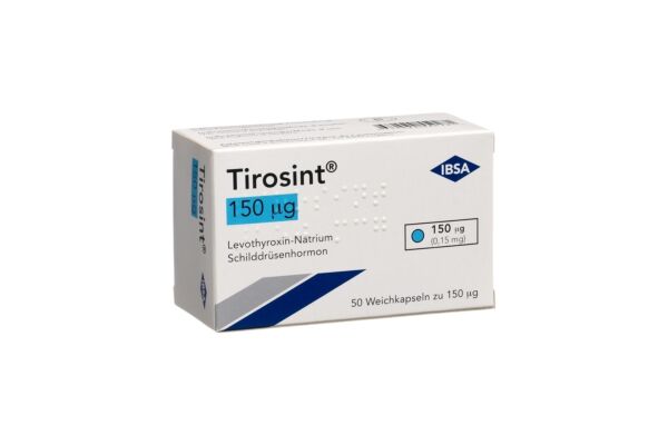 Tirosint caps moll 150 mcg 50 pce