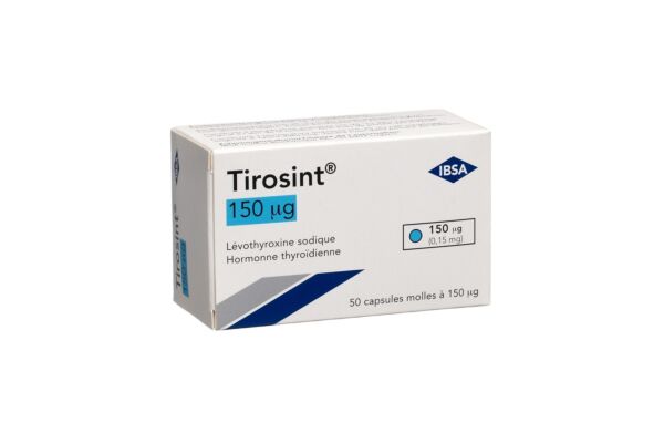 Tirosint caps moll 150 mcg 50 pce