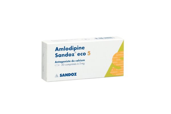 Amlodipine Sandoz eco cpr 5 mg 30 pce