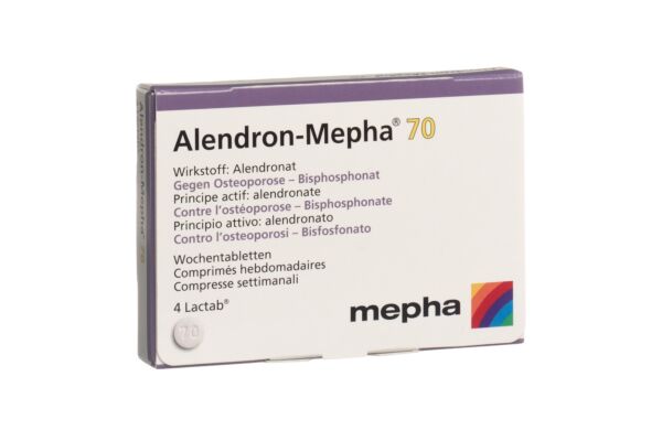 Alendron-Mepha Lactab 70 mg 4 Stk