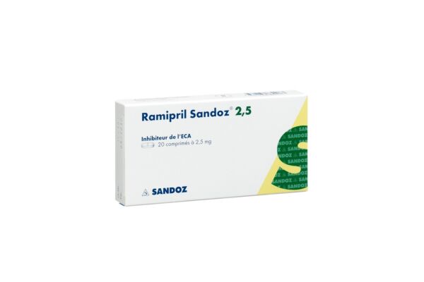 Ramipril Sandoz cpr 2.5 mg 20 pce