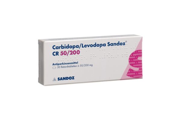 Carbidopa/Levodopa Sandoz CR Ret Tabl 50/200mg 30 Stk