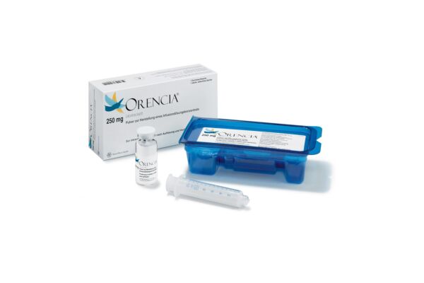 Orencia subst sèche 250 mg avec seringue flac