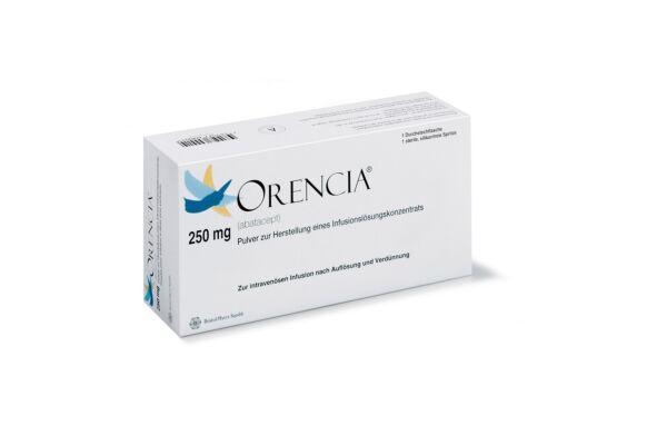 Orencia subst sèche 250 mg avec seringue flac