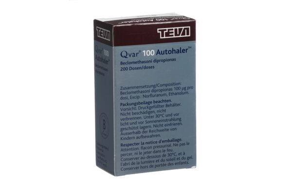 Qvar 100 Autohaler aéros doseur 100 mcg 200 dos