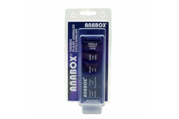 Anabox Medidispenser 1 Tag blau