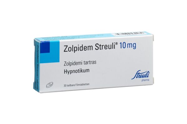 Zolpidem Streuli cpr pell 10 mg 30 pce