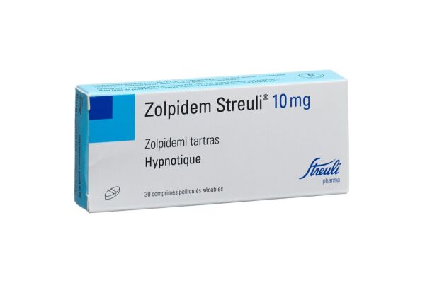 Zolpidem Streuli cpr pell 10 mg 30 pce