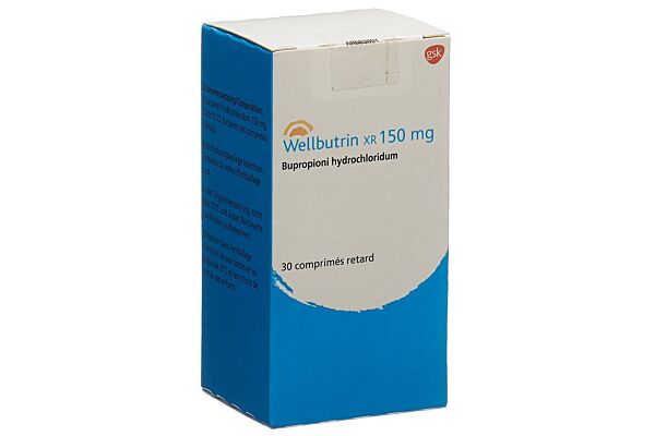 Wellbutrin XR cpr ret 150 mg bte 30 pce