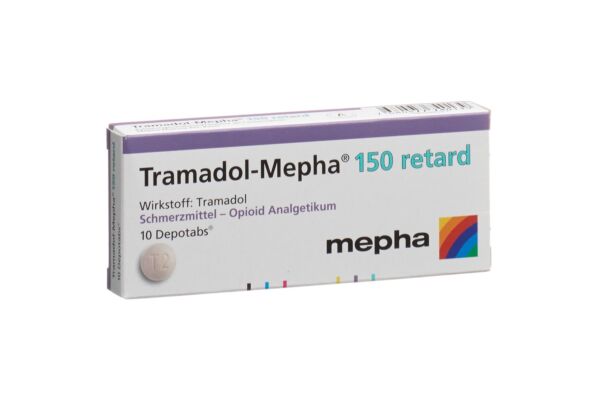 Tramadol-Mepha retard cpr ret 150 mg 10 pce