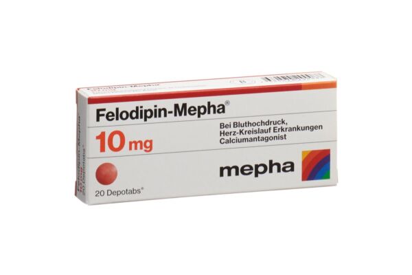 Felodipin-Mepha cpr ret 10 mg 20 pce