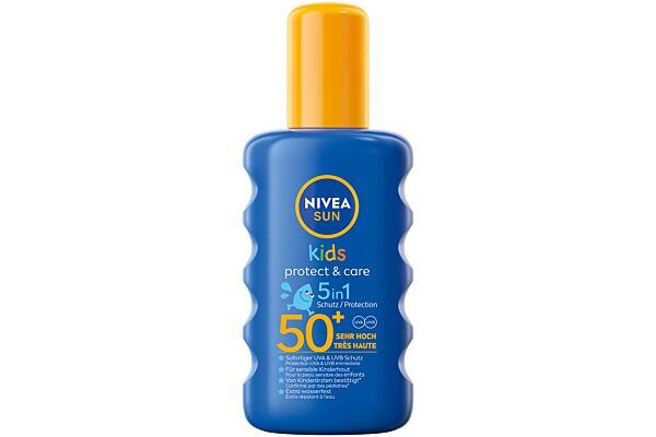 Nivea Sun Kids Pflegendes Sonnenspray LSF 50+ Wasserfest Farbig LSF50+ 200 ml