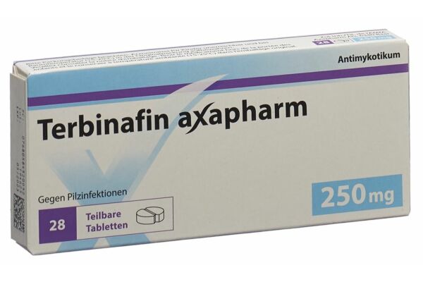 Terbinafine Axapharm cpr 250 mg 28 pce