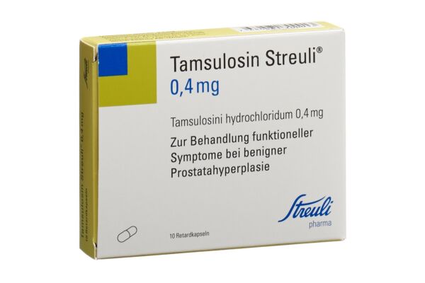 Tamsulosine Streuli caps ret 0.4 mg 10 pce