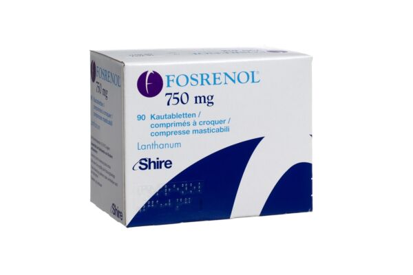 Fosrenol Kautabl 750 mg 90 Stk