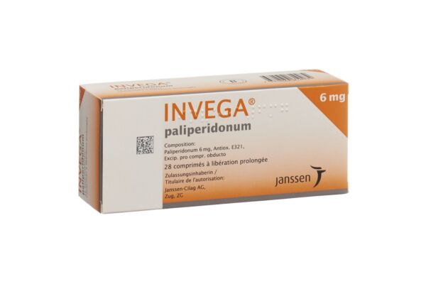 Invega cpr ret 6 mg 28 pce