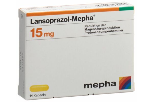 Lansoprazol-Mepha Kaps 15 mg 14 Stk