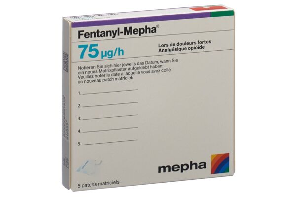 Fentanyl-Mepha Matrixpfl 75 mcg/h 5 Stk