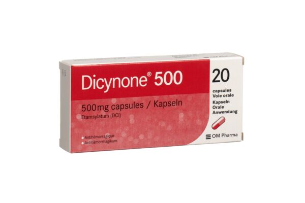 Dicynone caps 500 mg 20 pce