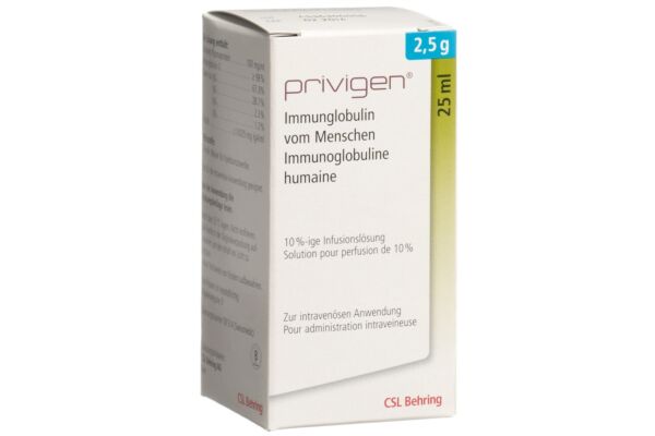 Privigen sol perf 2.5 g/25ml i.v. flac 25 ml