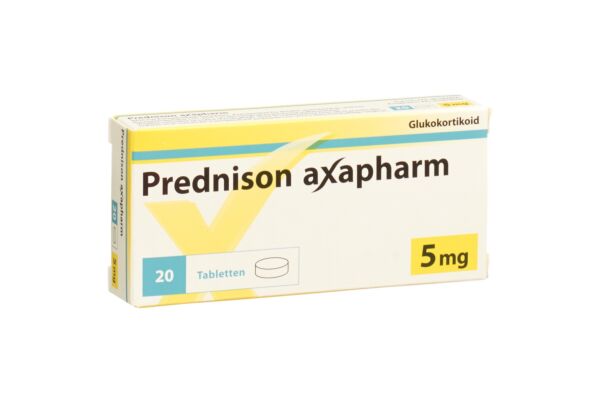 Prednison axapharm Tabl 5 mg 20 Stk