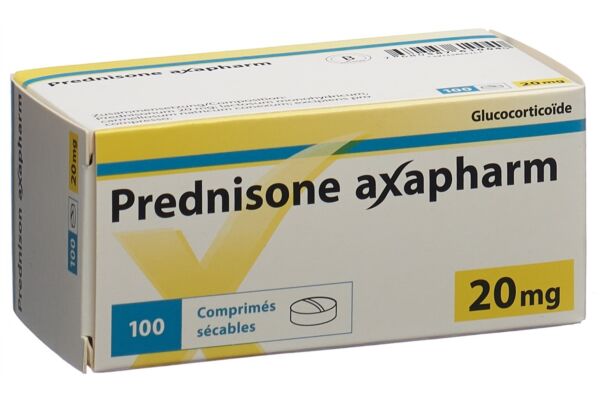 Prednison axapharm Tabl 20 mg 100 Stk