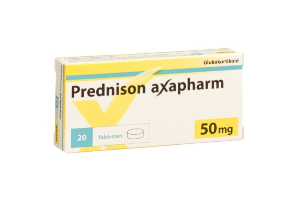 Prednison axapharm Tabl 50 mg 20 Stk