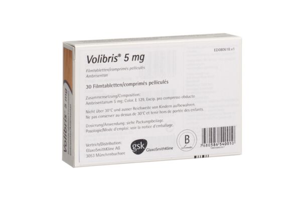 Volibris Filmtabl 5 mg 30 Stk