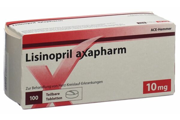 Lisinopril axapharm 10 mg 100 pce