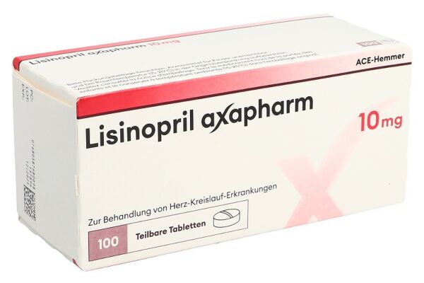 Lisinopril axapharm 10 mg 100 Stk