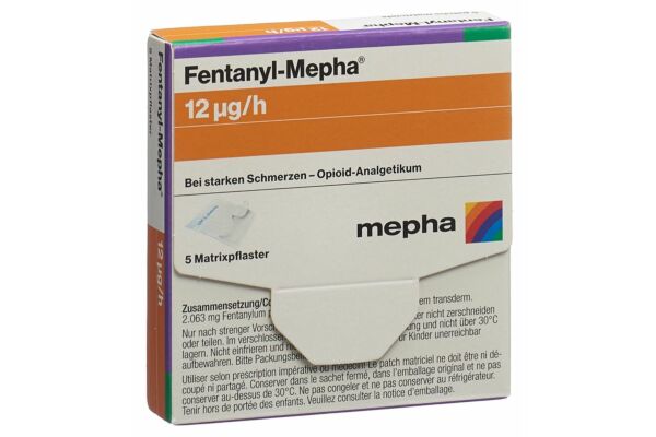 Fentanyl-Mepha Matrixpfl 12 mcg/h 5 Stk