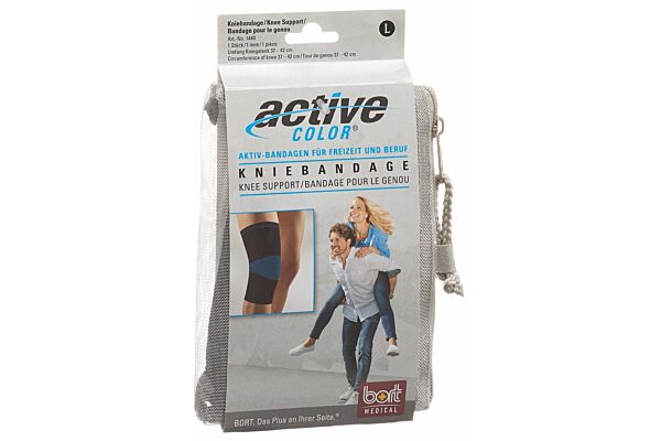 Bort ActiveColor Kniebandage XXL -52cm schwarz