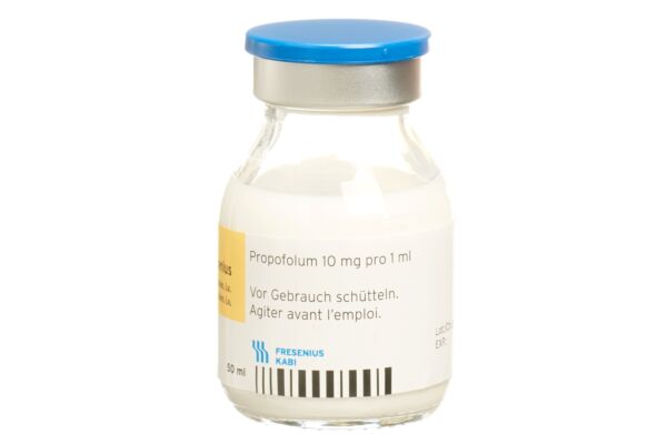 Propofol 1% MCT Fresenius émuls inj 500 mg/50ml flacon 10 pce