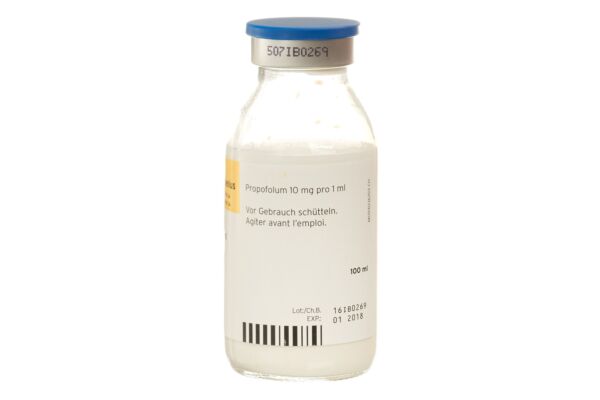 Propofol 1% MCT Fresenius Inj Emuls 1 g/100ml Flasche 10 Stk