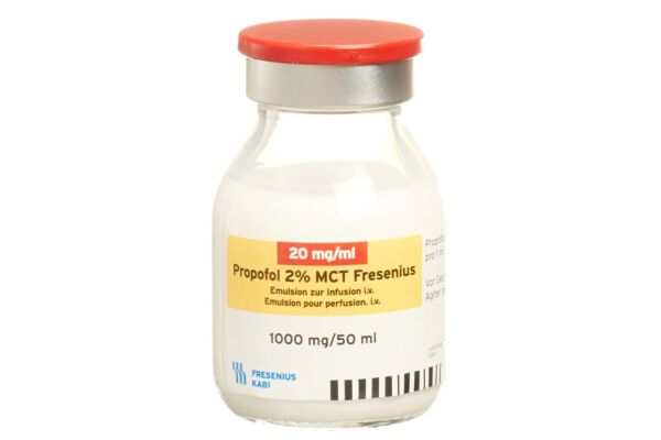 Propofol 2% MCT Fresenius émuls inj 1 g/50ml flacon 10 pce