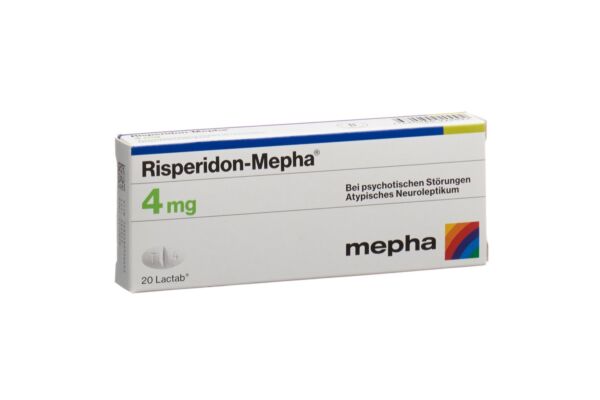 Risperidon-Mepha Lactab 4 mg 20 Stk