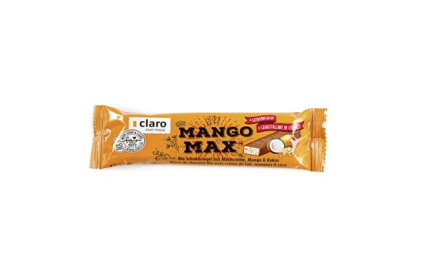 Claro Mango Max Mango-Kokos-Riegel Bio 33 g