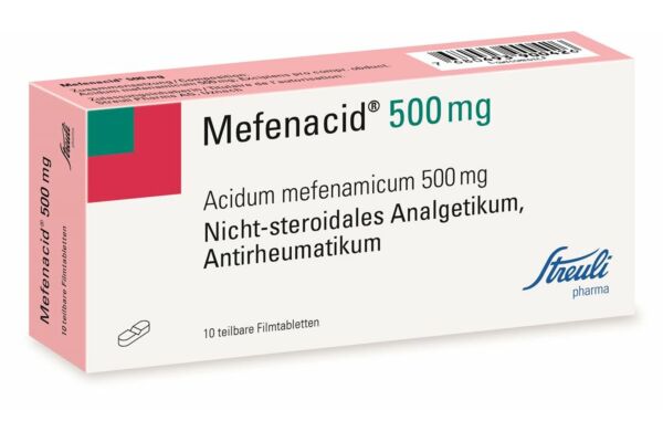 Méfénacide cpr pell 500 mg sécables 10 pce