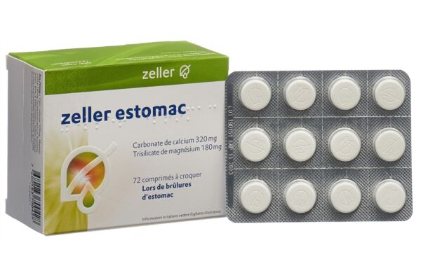 Zeller estomac cpr croquer 72 pce