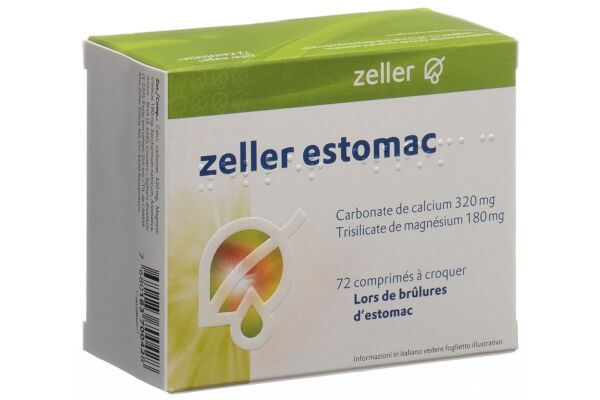 Zeller estomac cpr croquer 72 pce