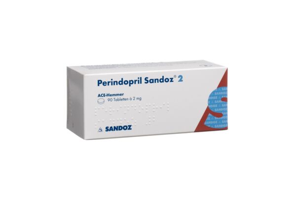 Perindopril Sandoz Tabl 2 mg 90 Stk